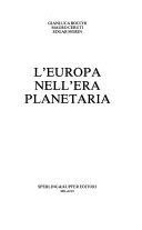 Cover  L'europa Nell'era Planetaria