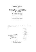 Cover  L'acqua, La Piera, La Tera E Altre Poesie