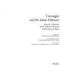 Cover  Caravaggio And His Italian Followers From The Collections Of The Galleria Nazionale D' Arte Antica Di Roma