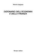 Cover  Dizionario dell'economia e della finanza