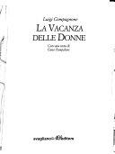 Cover  La vacanza delle donne