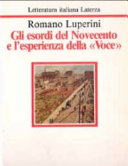 Cover  GLI ESORDI DEL NOVECENTO E L'ESPERIENZA DELLA \\VOCE\\