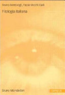 Copertina  Filologia italiana