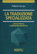 Copertina  La traduzione specializzata