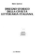 Cover  Disegno storico della civilta' letteraria italiana