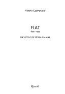 Cover  FIAT  1899-1999. Un secolo di storia italiana