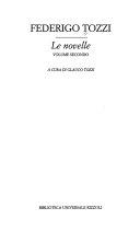 Cover  Le novelle - vol. Secondo