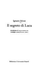 Couverture Il Segreto Di Luca