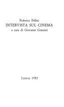 Cover  Intervista sul cinema