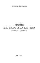 Cover  Pizzuto e lo spazio della scrittura