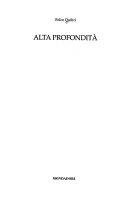 Cover  Alta Profondita'