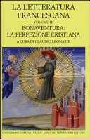 Cover  3: Bonaventura: la perfezione cristiana
