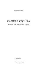 Cover  Camera Oscura