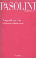 Cover  Il sogno di una cosa