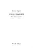 Cover  Pasolini E La Morte
