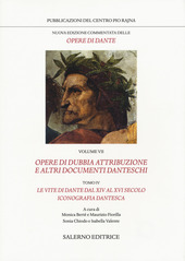 Cover  Tomo 4: Le vite di Dante dal 14. al 16. secolo : iconografia dantesca [duplicato]