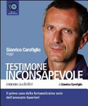 Cover  Gianrico Carofiglio legge Testimone inconsapevole