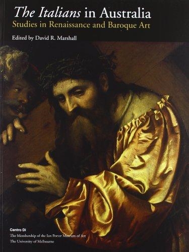 Cover  The Italians in Australia: studies in Renaissance and Baroque art