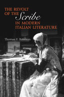 Cover  The Revolt of the Scribe in Modern Italian Literature