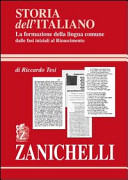 Cover  Storia Dell'Italiano