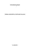 Cover  Teoria Linguistica E Sintassi Italiana
