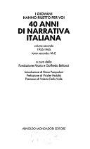 Cover  40 anni di narrativa italiana